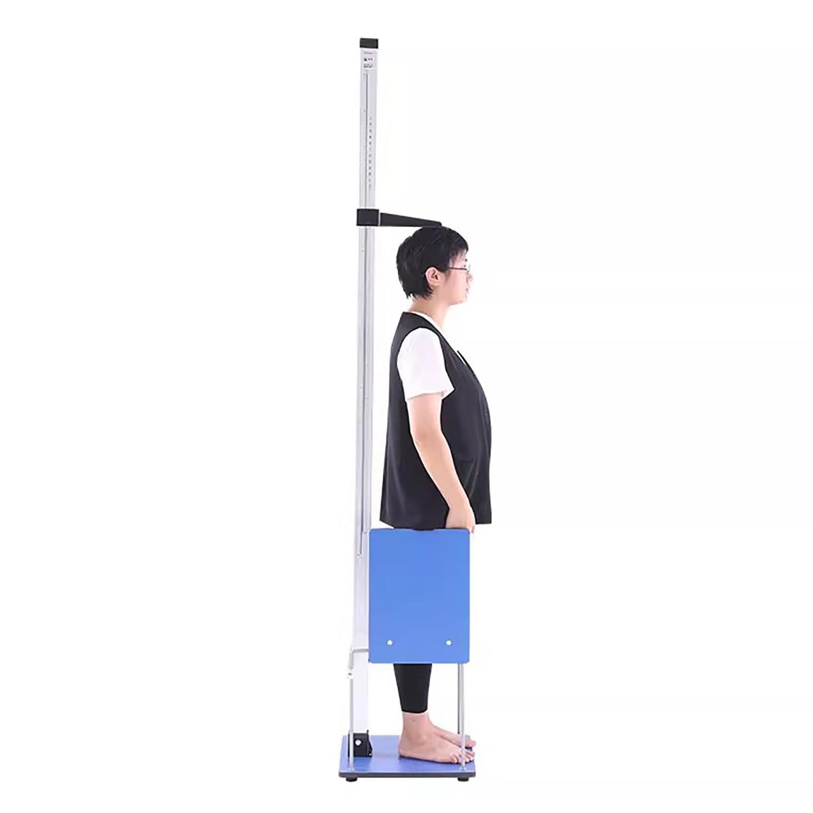 Portable Stadiometer with Scale - Freestanding Height Measure for Kids & Adults - Aluminum Alloy Height Measurement for Routine Examinations - Measuring Range 60 cm to 200 cm