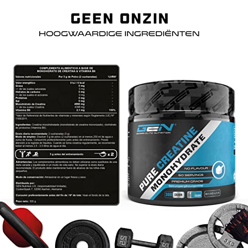 Creatine Poeder - 300 g - Puur Creatine Monohydraat - Optimale oplosbaarheid - Veganistisch - Zonder toevoegingen - Puur… - Image 6