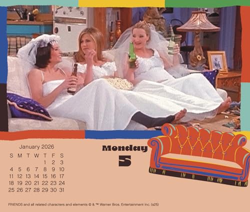 2026 Friends Day-at-a-Time Box Calendar - image 6
