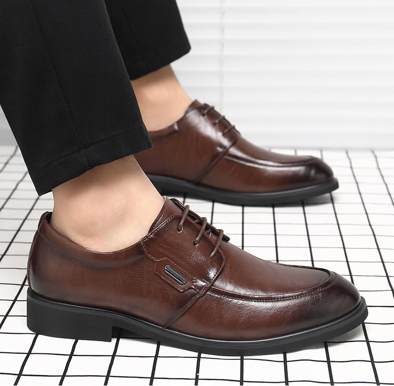 Men's Classic Patent Lace-up Formal Oxford Men Low Top Formal Business Dress Shoes2