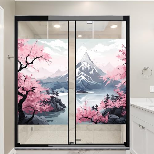 Vinilo adhesivo para ventana con diseño Japonés 2 piezas miniatura 6