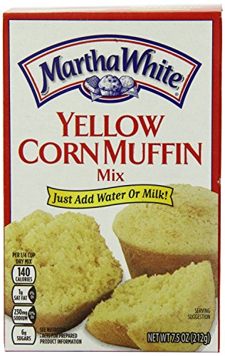 Martha White Yellow Corn Muffin Mix 7.5 Oz (Pack of 6)