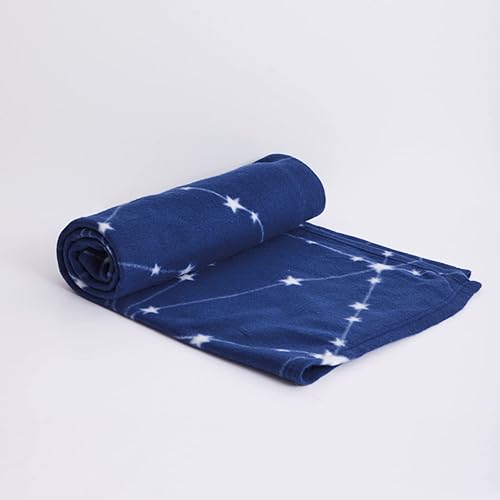 Miniatura 7 de Manta de forro polar cálida con galaxia, luna y estrellas, súper suave, para niños, para sofá, viajes, adultos, exteriores, manta de forro polar de