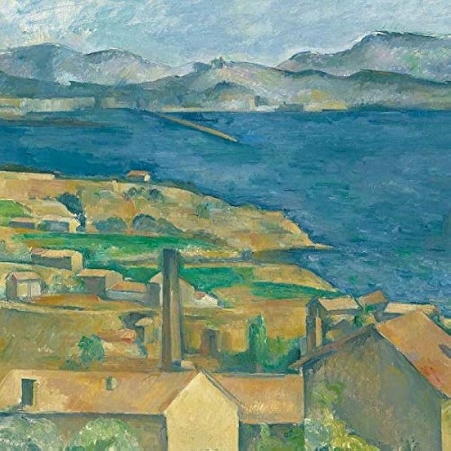 Amazon.co.jp: ポール・セザンヌ『エスタックから見たマルセイユ湾』高