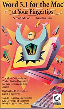 Paperback Word 5.1 for the Mac at Your Fingertips Book