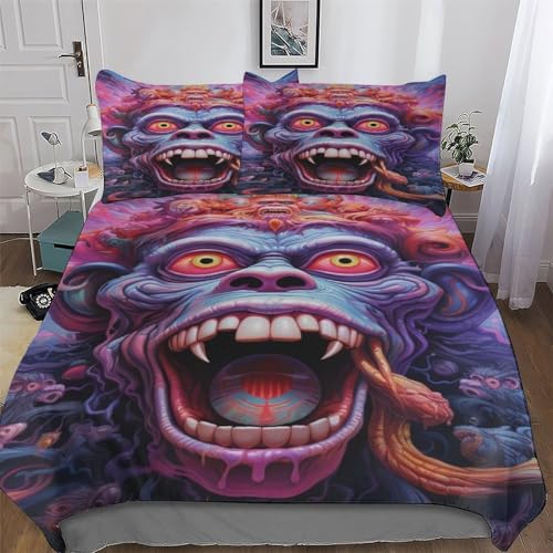 Housse de couette Gorille 3D pour transformer la chambre d'un ado lit double - 2