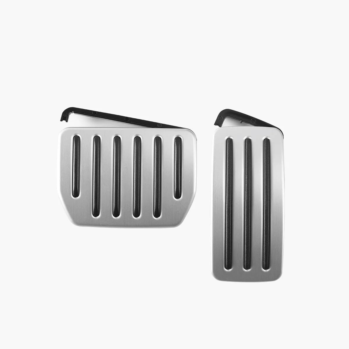 TPARTS Ensemble de pédales de Performance en Aluminium à Verrouillage Automatique pour Tesla Model 3 & Model Y - Couvre-pédales accélérateur et Frein - Protège-Pied antidérapant - Accessoires de