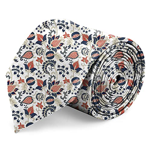 Image of BLACKSMITH Fashion Printed Tie for Men - Fashion Accessories for Blazer, Tuxedo or Coat.
