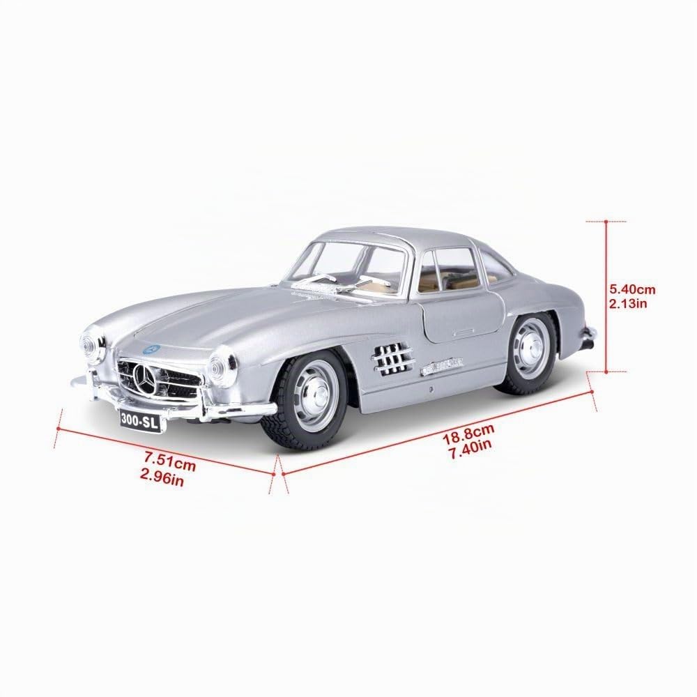Mercedes-Benz 300 Sl (1954) argento (18-22023S), colore (1)