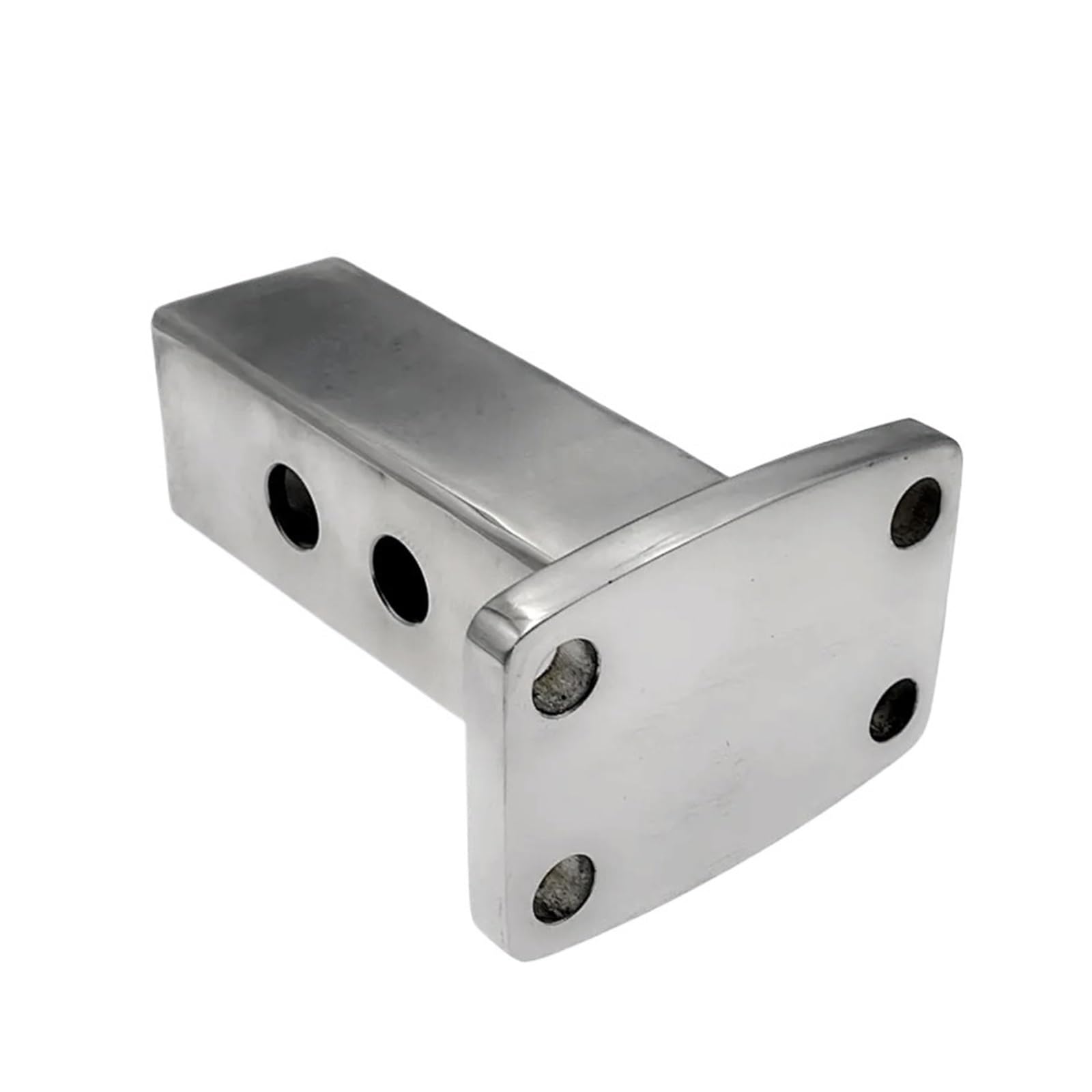 Hak Holowniczy Przyczepa Ze Stali Nierdzewnej 50X50 MM Hak Z Czopem Odbiornik Zaczep Adapter Do Montażu Na Płycie Camper Części RV Akcesoria Przyczep Kempingowych