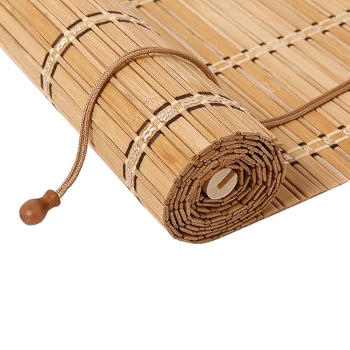 Persianas de rolo de bambu para uso externo, levantamento vertica...