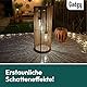 Gadgy Solarlaterne für Außen im Rattan-Look – Hängend oder als Tischlampe – Dekorative Solarleuchte für Terrasse & Balkon – LED Gartenbeleuchtung für Außenbereich
