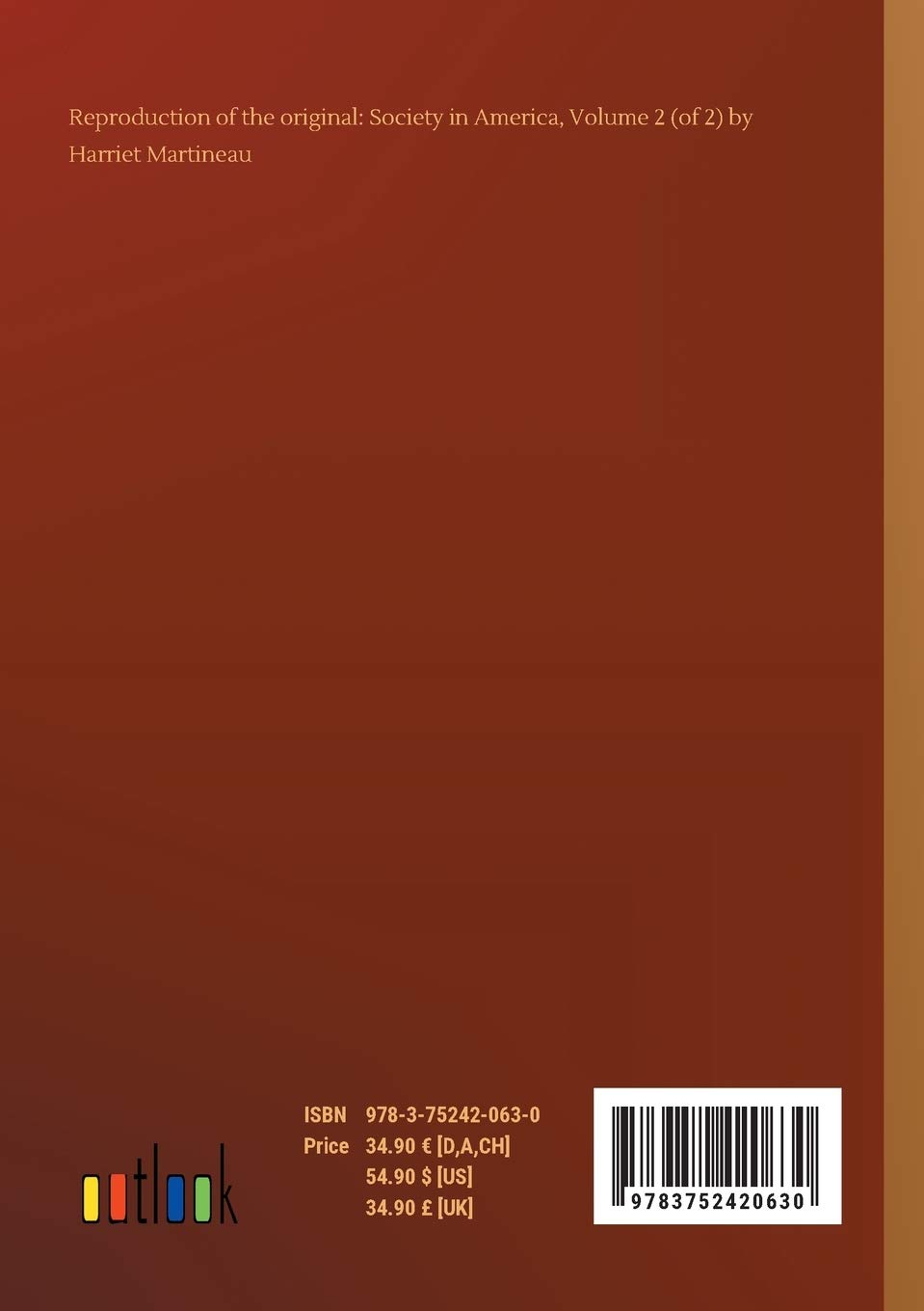 Society in America, Volume 2 (of 2)