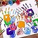 libelyef Kids Washable Finger Paint Set, Ungiftige Kinderfarben, Sichere Babyfarbe Für Hände Und Füße, 6-farbige Kinder Eco Natural Finger Art-Mal-Kits Für Kinder Ab 2 Jahren Und Jungen Und Mädchen