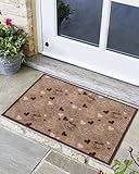 Brown Coffee Cup Outdoor Doormat, Heavy Duty Non Slip...