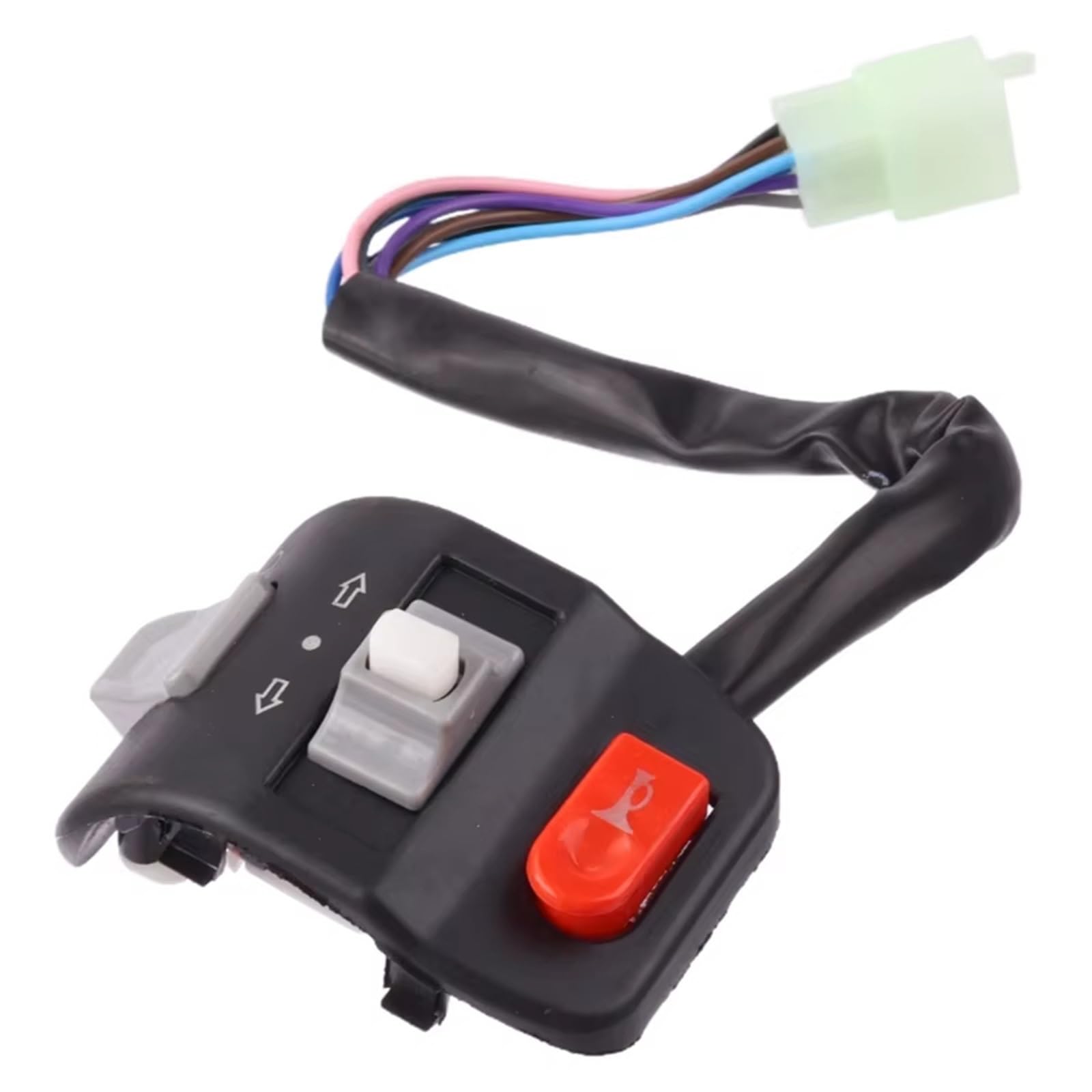 Comandi Moto Controller Interruttori Manubrio Per Scooter Bici Elettrica Segnale Fendinebbia Elettrico Interruttore Pulsante ON-OFF