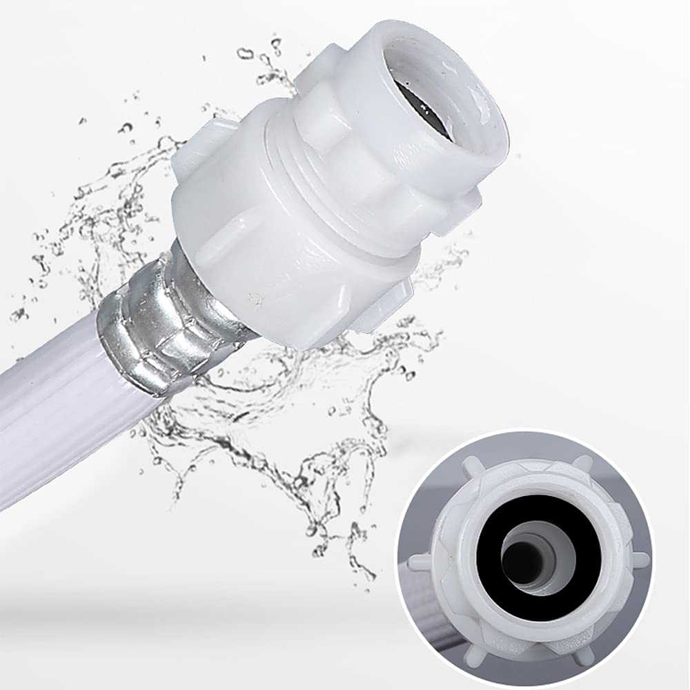 ALYHYB Tubo de Entrada de Agua para Lavadora automática de Tambor, Tubo Grueso a Prueba de explosiones de Tres Capas, Ideal para lavadoras y lavavajillas, fácil de Instalar, 0,6 m-10 m