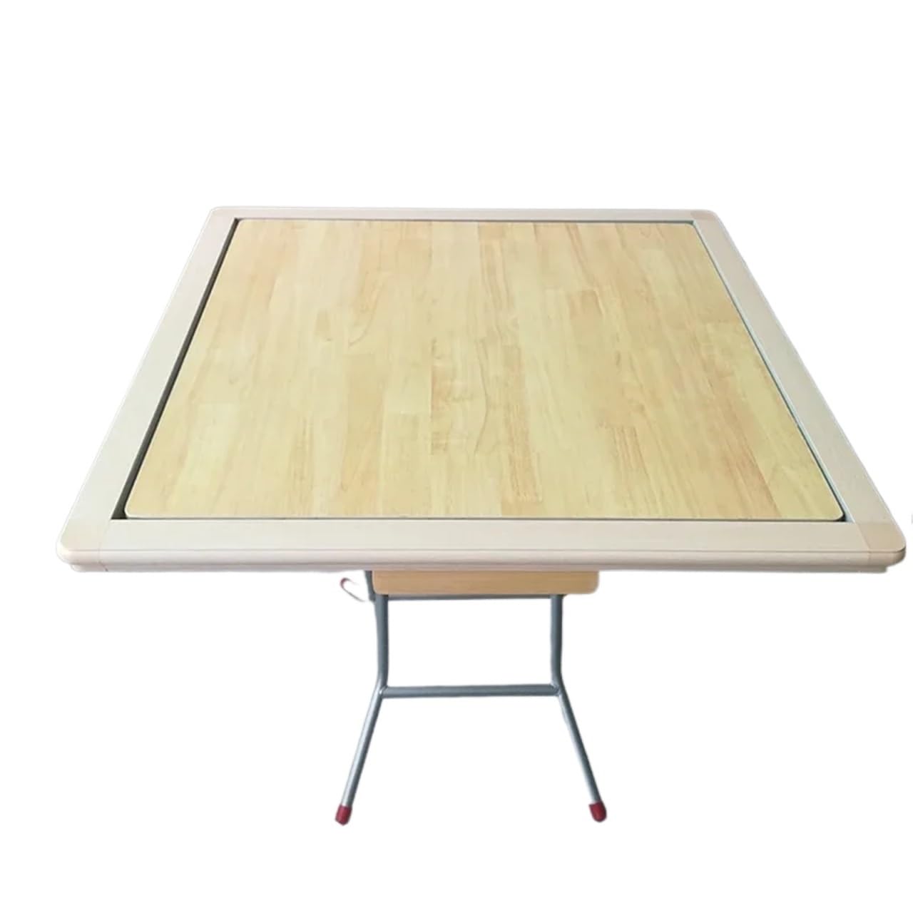 Table de mahjong pliante carrée en bois massif portable Type 6