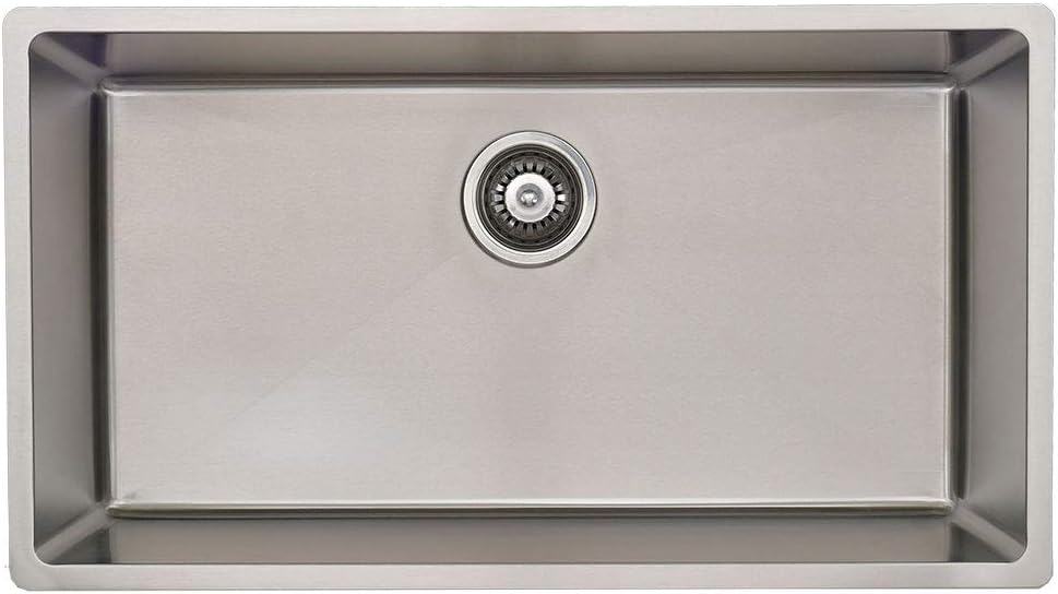ArmorTec 3218CR10 32'' x 18'' Handcrafted Undermount Square Single