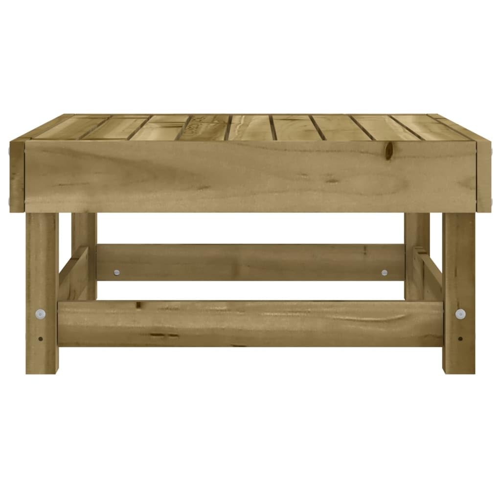Homgoday Reposapiés de jardín de madera impregnada de pino, muebles, baúles y baúles para exteriores, caja de jardín, portaherramientas de jardín, puf de exterior, baúl de exterior k