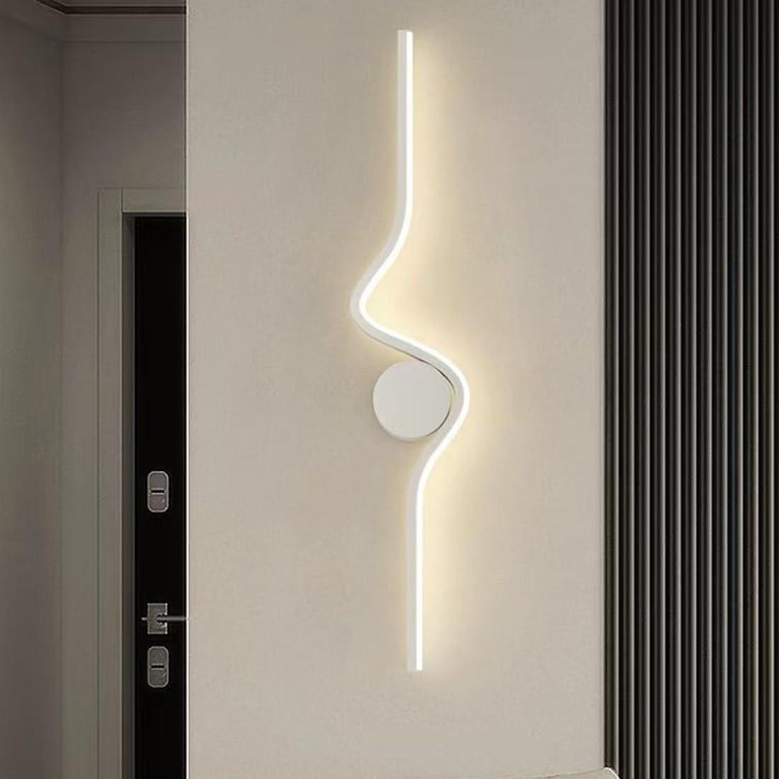 Moderna lampada da parete per interni o corridoio, a LED, dimmerabile, 3