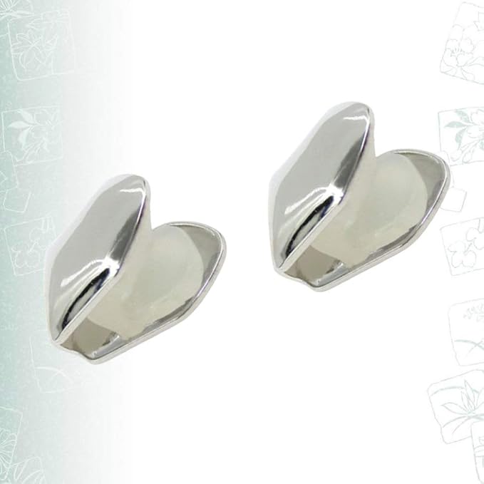 EXCEART 4 piezas tapa dental hip hop plata miniatura 7