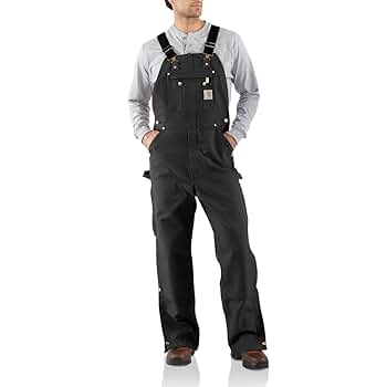 Carhartt BIB OVERALL 30 X 32 ブラウン LOOSE FIT FIRM DUCK INSULATED BIB OVERALL - BROWN - Gellco