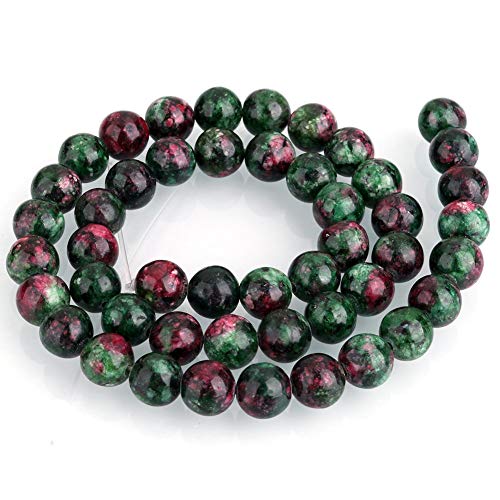 Perlin Gemstone Beads Ruby in Zoisite, Ruby in Zoisite, 10/8/6/4 mm Ball, Semi Precious Stone, Gemstones (4 mm, 25 Pieces) - Image 2