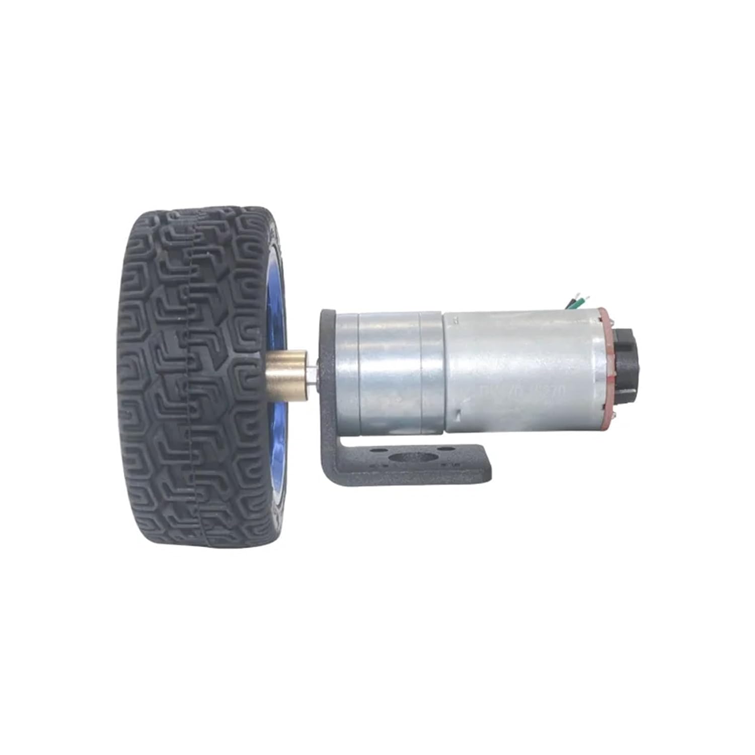 Geared Motors 6V 12V 24V DC Gear Motor with Encoder and 65mm Wheel Coupling Kit(16RPM,12V)