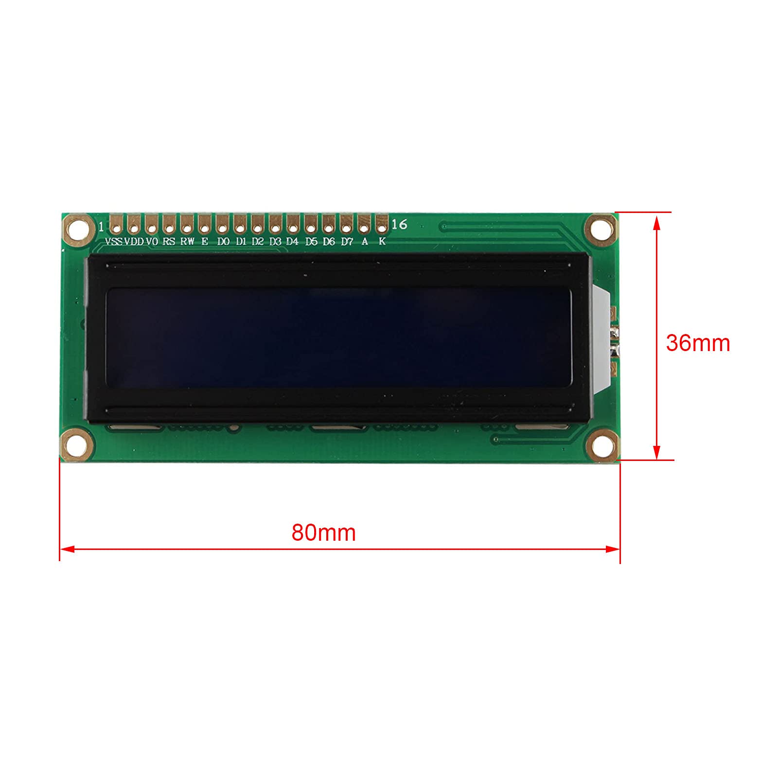 Display LCD1602 LCD 16x2 I2C Retroilluminazione RGB - Negozio Online Di Elettronica - Foto 8