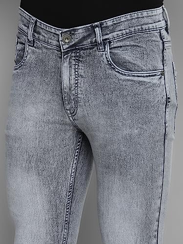 Image of Allen Cooper Slimmy Comfortable Mid Rise Denim Jeans for Men