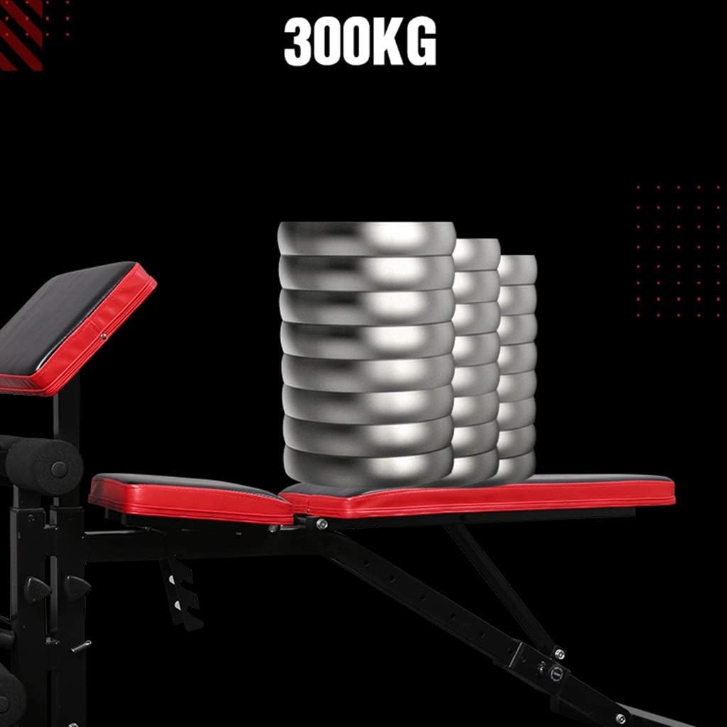 KFXL Exercise Bench Weight Bench Adjustable Third Gear Angle Thickened Steel with Foldable Used in Family Training Hall Fitness Bench Bench Press Training Table Bench Press seat