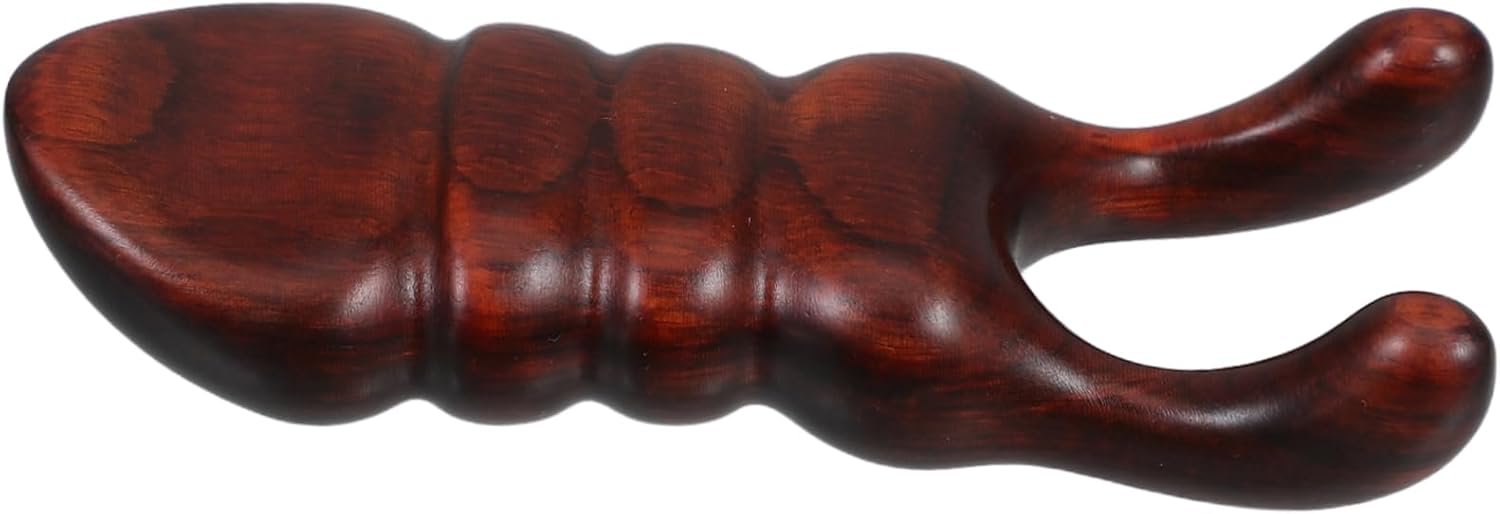 Wooden Gua Tool for Face Eye Massage Portable Manual Acupoint Massager Versatile Facial Eye Scraper Natural Design Comfortable Relaxation Tool