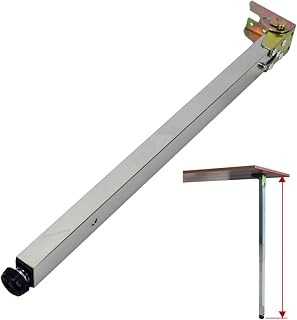Furniture Legs, 1 Piece Metal Table Legs, Telescopic Folding Bar Desk Legs, Adjustable Protective Feet, for Cabinet Dining Table Motorhome Yacht(Size:75cm/29.53in)