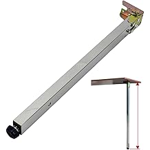 Desk Legs Adjustable Folding Furniture Table Legs for Cabinet Motorhome Bar Telescopic Metal Dining Table Feet with Screws 105cm/41.34 inches