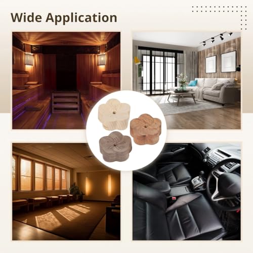 Difusor aromático eléctrico de madera natural 3 piezas miniatura 7