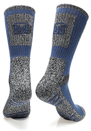 MIRMARU Men's 5 Pairs Outdoor Performance Hiking Socks