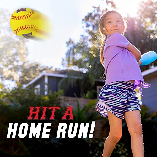 Franklin Sports Foam Practice Softballs - (4) Usa Softball Official Size Foam Softballs For Kids - Squishy Foam Softball Balls - Great For Youth Training + Practice, Yellow #TOP5