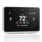 Programmable Thermostat for House with 4&period;3" Touch Screen&comma; WiFi Smart Home Thermostat for AC and Heating&comma; App&sol;Voice Control&comma; Compatible with Alexa and Google Assistant&comma; C-Wire Required&comma; TJ-919T
