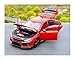 TIANYUAN Voiture de Jouet de modèle de Voiture pour Hon-da CI-V-IC Type-R 1：18 LCD MODÈLES DE Voiture Moulé sous Pression Jouets en Métal Garçons Fille Cadeaux Collection (Couleur : Rouge)