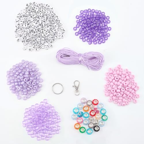 Kit de cuentas para llaveros DIY que soluciona la falta de accesorios 8