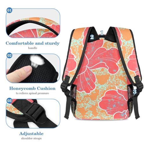 Sac à dos d'école géométrique 2 pièces avec trousse multicolore pour enfant - 4