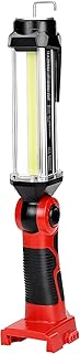 Hipoke LED Work Light for Milwaukee, 35W 2000LM Rechargeable Floodlight, Powered by Milwaukee M18 18V Lithium-ion Battery, Cob Flashlight with USP Port, Hook, Outdoor Light for Garage, Car Repair
