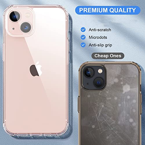 Image of Meyaar Orry Style Cute Silicone Case for Apple iPhone 14 / iPhone 13 / iPhone 15 Case, Soft Silicone Cover for Apple iPhone 13 / iPhone 14, iPhone 15 Case Cover (Transparent, for I Phone 15)