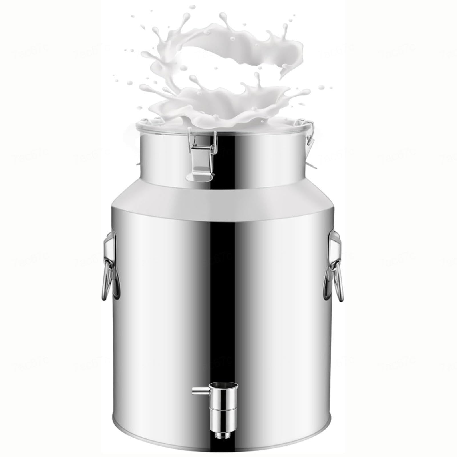 Conteneur de stockage en acier inoxydable supérieur pour boissons et lait