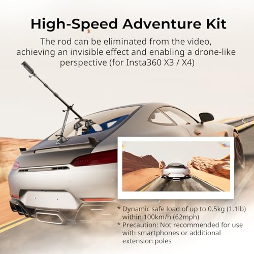 Kit ventouse Insta360 X4 X3 SmallRig 4380 support voiture pare-brise - 2