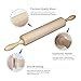 K BASIX Classic Rolling Pin 16.5 Inches, Non-Stick Rolling Pins for Baking, Professional Dough Roller, Used by Bakers & Cooks for Pasta, Cookie Dough, Pastry, Bakery, Pizza, Fondant and Chapati