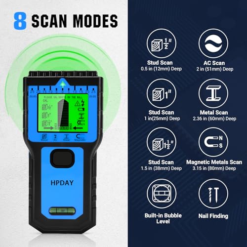 Hpday HP-ST001-LBLUE02 Stud Finder Wall Scanner thumb #2