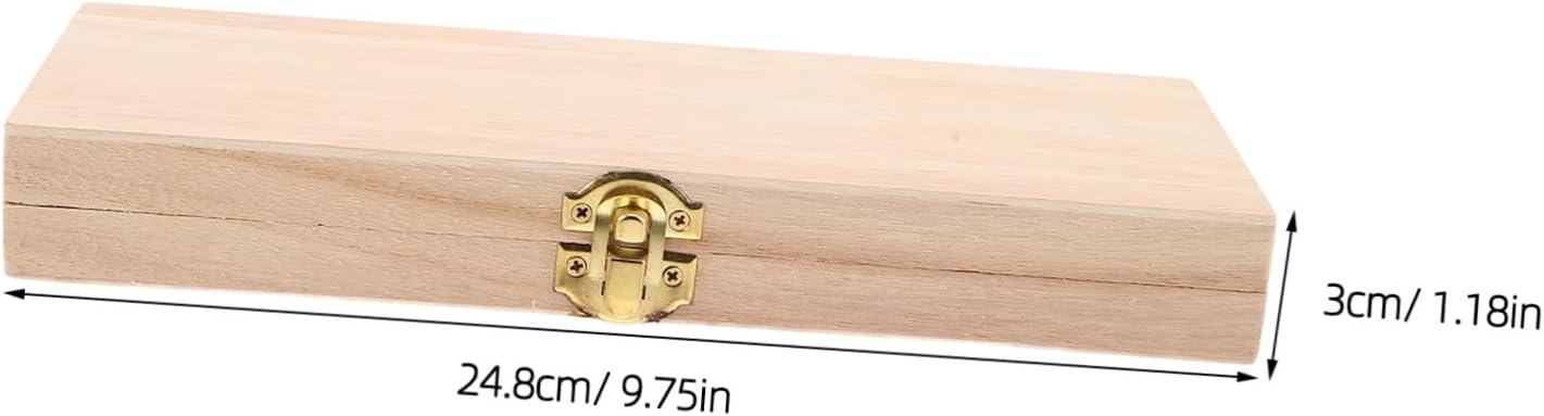 BESPORTBLE Wooden Hydrometer Storage Box with Foam Padding for Glass Hydrometers and Accessories, Sturdy Hard Case for Organized Storage and Easy Portability, for Home Brewing and Distilling