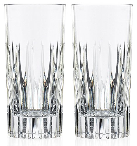 Rcr Crystal Prato Hiball Vaso Vasos  360 ml (12.25oz, juego de 2 unidades)